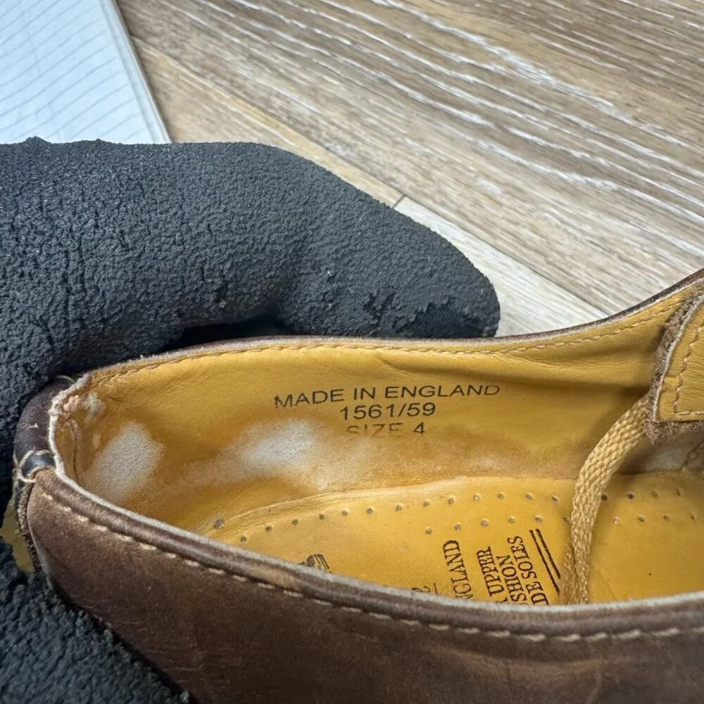 Dr. Martens Brown Leather Vintage Oxford Made in England Men's Size 4/Wo…